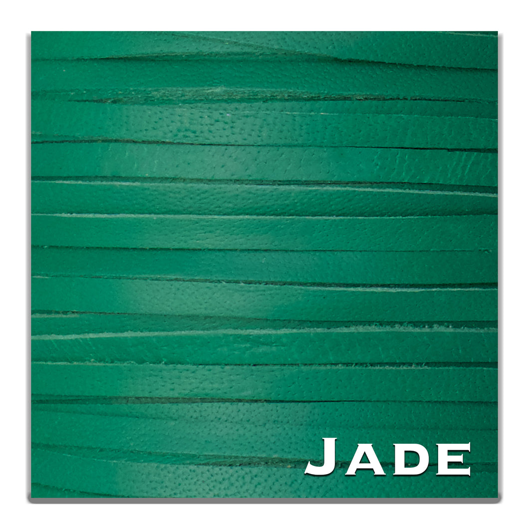 Kangaroo Leather Lace-PACKER JADE (Discontinued limited supply)