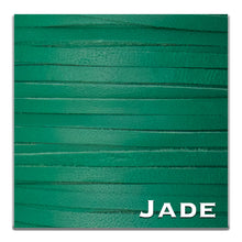 Load image into Gallery viewer, WHOLESALE-Kangaroo Leather Lace-PACKER JADE
