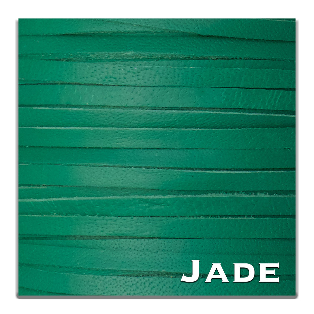 WHOLESALE-Kangaroo Leather Lace-PACKER JADE