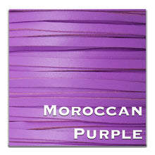 Load image into Gallery viewer, WHOLESALE-Kangaroo Leather Lace-PACKER MOROCCAN PURPLE
