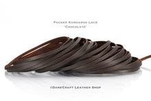 Load image into Gallery viewer, Kangaroo Leather Lace-PACKER CHOCOLATE
