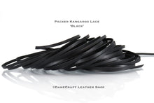 Load image into Gallery viewer, Kangaroo Leather Lace-PACKER BLACK
