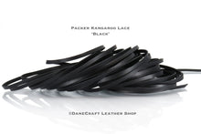 Load image into Gallery viewer, WHOLESALE-Kangaroo Leather Lace-PACKER BLACK
