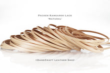 Load image into Gallery viewer, Kangaroo Leather Lace-PACKER NATURAL
