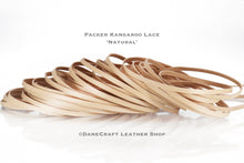 Load image into Gallery viewer, WHOLESALE-Kangaroo Leather Lace-PACKER NATURAL
