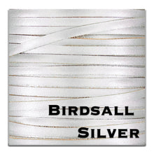 Load image into Gallery viewer, Kangaroo Leather Lace-Birdsall Kangaroo Leather-SILVER METALLIC SHIMMER
