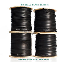 Load image into Gallery viewer, Kangaroo Leather Lace-BIRDSALL BLACK CLASSIC
