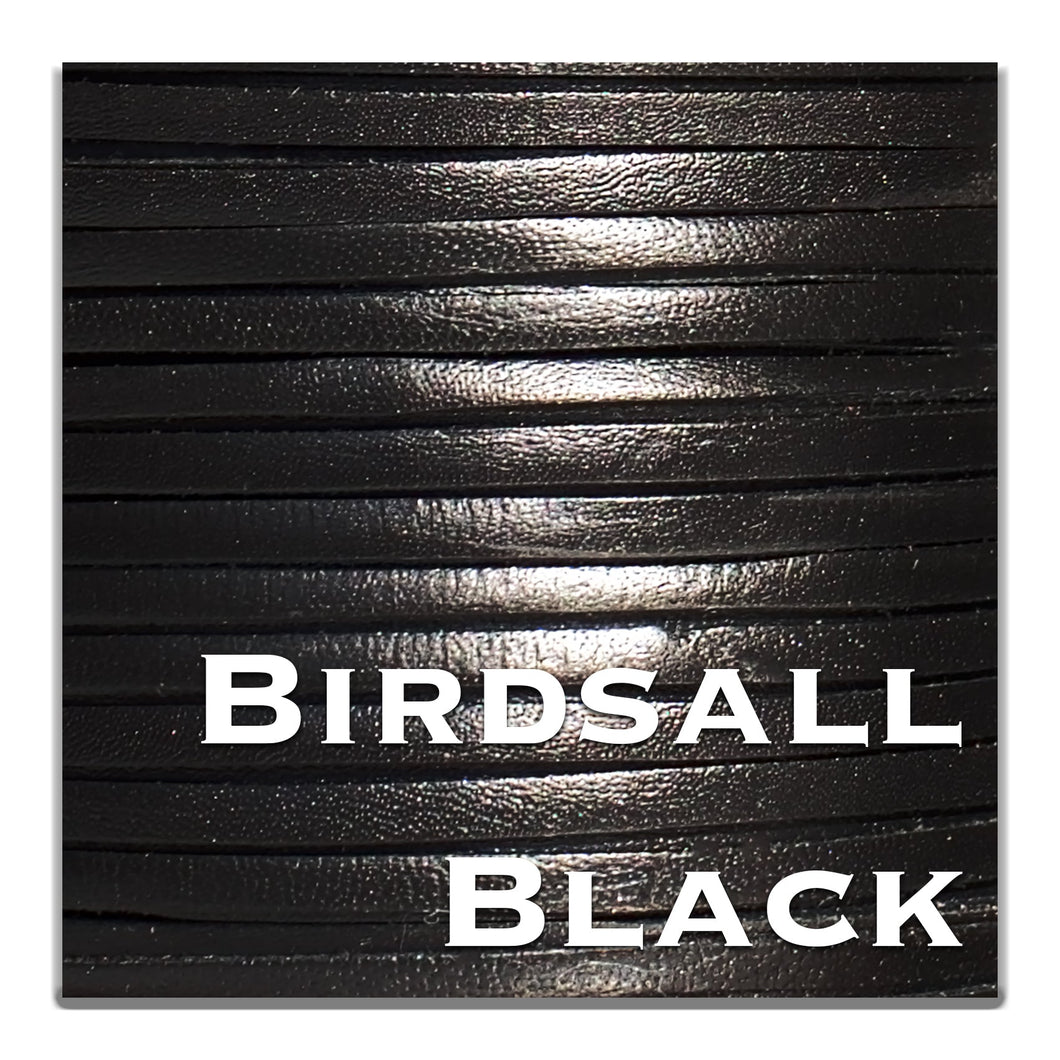 WHOLESALE-Kangaroo Leather Lace-BIRDSALL BLACK CLASSIC