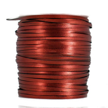Load image into Gallery viewer, Kangaroo Leather Lace-PACKER BLOOD ORANGE METALLIC (discontinued limited supply)
