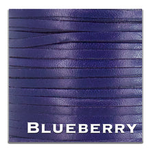 Load image into Gallery viewer, WHOLESALE-Kangaroo Leather Lace-BIRDSALL BLUEBERRY
