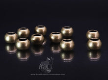 Load image into Gallery viewer, Spacer Bead-10pcs ANTIQUE BRASS CHUNKY RONDELLE
