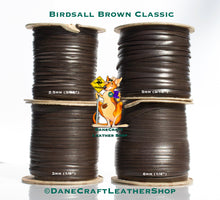 Load image into Gallery viewer, WHOLESALE-Kangaroo Leather Lace-BIRDSALL BROWN
