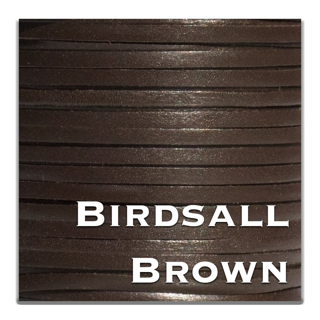 WHOLESALE-Kangaroo Leather Lace-BIRDSALL BROWN
