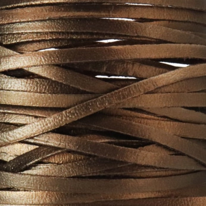Kangaroo Leather Lace-DANECRAFT Custom Color-BURNISHED BRONZE METALLIC ...