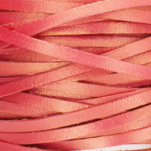 Load image into Gallery viewer, Kangaroo Leather Lace-DANECRAFT Custom Color-CORAL PINK METALLIC
