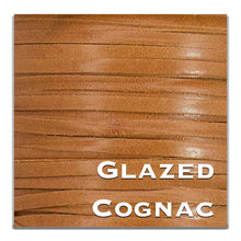 Load image into Gallery viewer, Kangaroo Leather Lace-BIRDSALL GLAZED COGNAC
