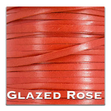 Load image into Gallery viewer, WHOLESALE-Kangaroo Leather Lace-BIRDSALL GLAZED ROSE
