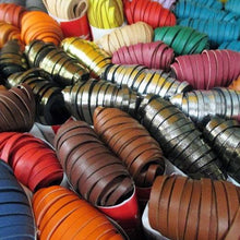 Load image into Gallery viewer, Kangaroo Leather Lace-PACKER Kangaroo Leather-CERISE
