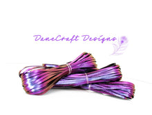 Load image into Gallery viewer, Kangaroo Leather Lace-DANECRAFT Custom Color-OIL SLICK COLOR-SHIFTING
