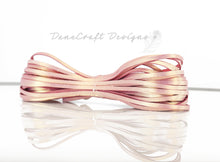 Load image into Gallery viewer, Kangaroo Leather Lace-DaneCraft Custom Color-PALE PINK Shimmer
