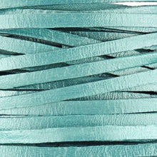 Load image into Gallery viewer, Kangaroo Leather Lace-DANECRAFT Custom Color-TAHITIAN PEARL METALLIC
