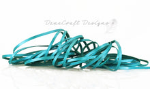 Load image into Gallery viewer, Kangaroo Leather Lace-DANECRAFT Custom Color-BRIGHT TURQUOISE METALLIC
