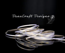 Load image into Gallery viewer, Kangaroo Leather Lace-DANECRAFT Custom Color-WHITE PEARL SHIMMER
