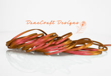 Load image into Gallery viewer, Kangaroo Leather Lace-DANECRAFT Custom Color-COPPER KETTLE TWO-TONED
