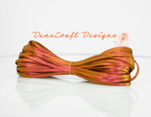 Load image into Gallery viewer, Kangaroo Leather Lace-DaneCraft Custom Color-COPPER KETTLE Two Toned
