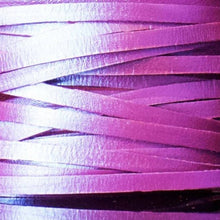 Load image into Gallery viewer, Kangaroo Leather Lace-DaneCraft Custom Color-FUCHSIA IRIDESCENT
