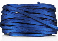Load image into Gallery viewer, Kangaroo Leather Lace-DaneCraft Custom Color-COBALT Super Sparkle

