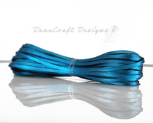 Load image into Gallery viewer, Kangaroo Leather Lace-DANECRAFT Custom Color-INK BLUE SUPER SPARKLE
