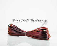 Load image into Gallery viewer, Kangaroo Leather Lace-DANECRAFT Custom Color-TRUE BLOOD ROSE COLOR-SHIFTING
