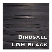 Load image into Gallery viewer, WHOLESALE-Kangaroo Leather Lace-BIRDSALL LGH BLACK
