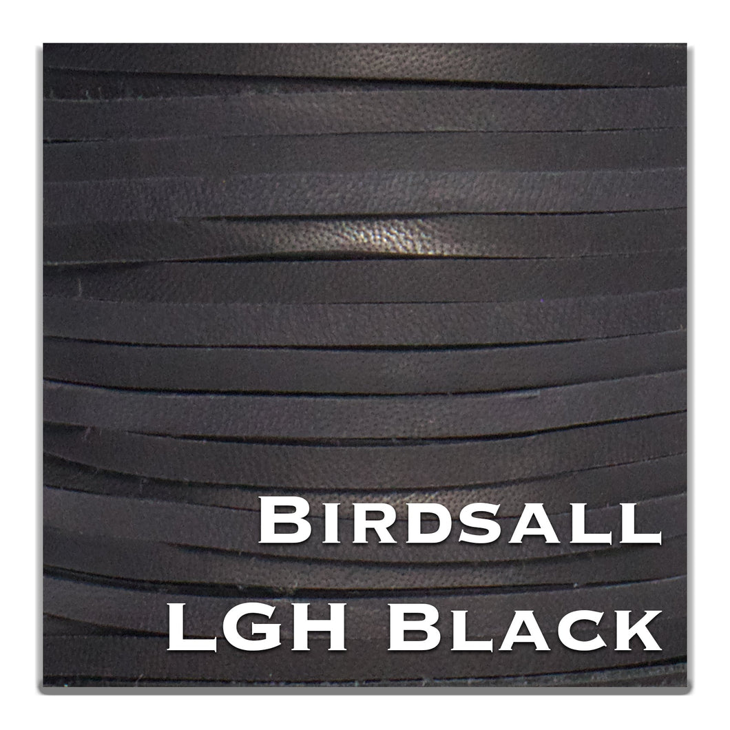 WHOLESALE-Kangaroo Leather Lace-BIRDSALL LGH BLACK