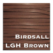 Load image into Gallery viewer, Kangaroo Leather Lace-BIRDSALL LGH BROWN
