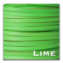 Load image into Gallery viewer, Kangaroo Leather Lace-PACKER LIME (discontinued limited supply)
