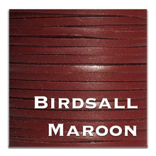 Load image into Gallery viewer, Kangaroo Leather Lace-BIRDSALL MAROON
