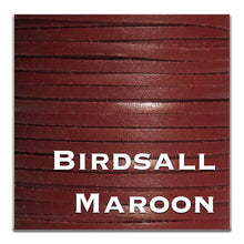 Load image into Gallery viewer, WHOLESALE-Kangaroo Leather Lace-BIRDSALL MAROON
