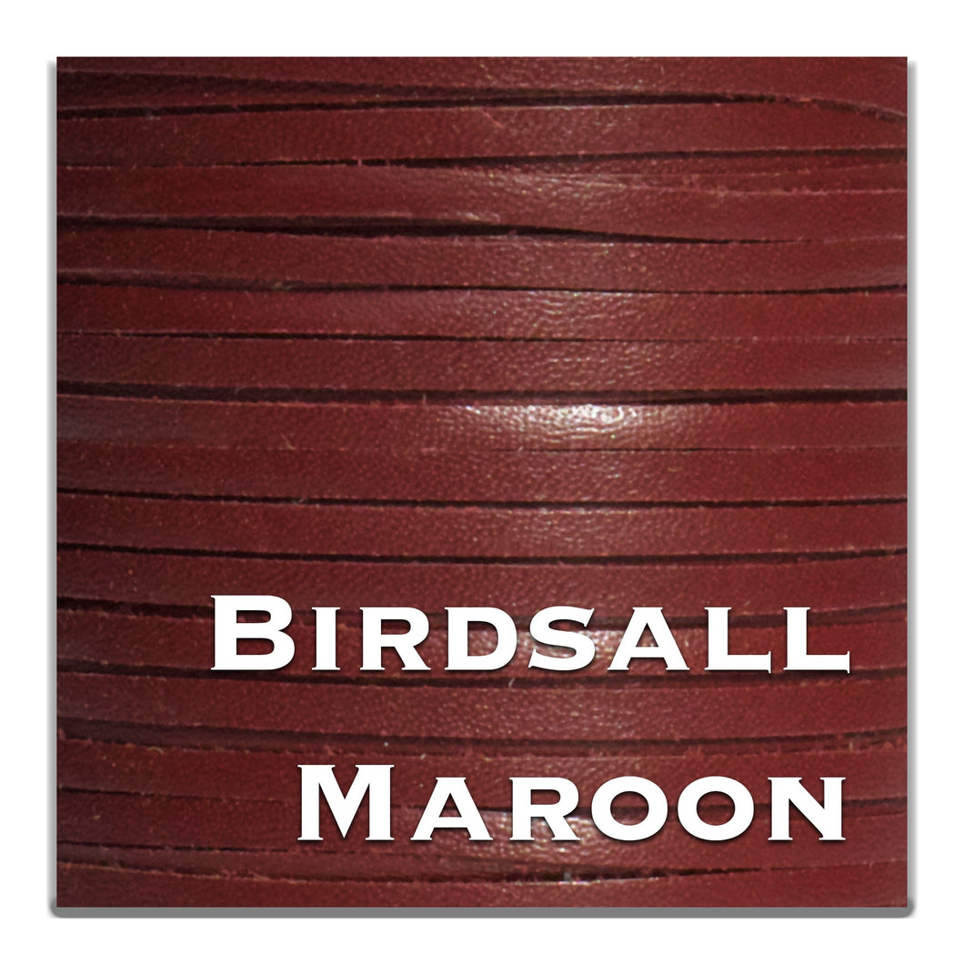 WHOLESALE-Kangaroo Leather Lace-BIRDSALL MAROON