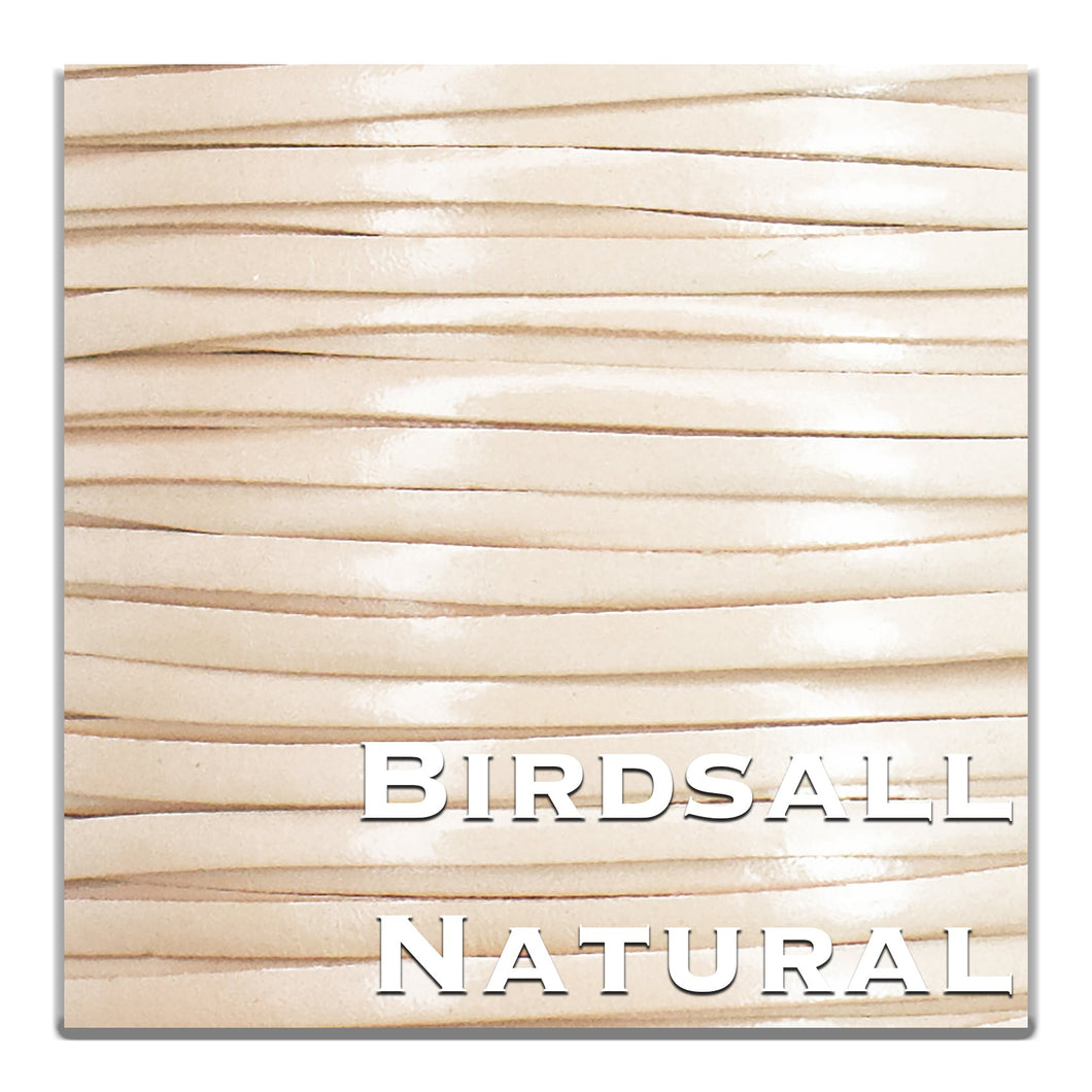 WHOLESALE-Kangaroo Leather Lace-BIRDSALL NATURAL