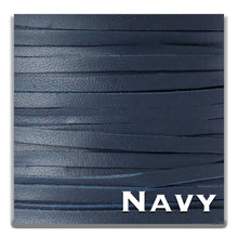 Load image into Gallery viewer, Kangaroo Leather Lace-Packer Kangaroo Leather-NAVY (Discontinued limited supply)
