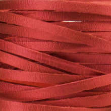 Load image into Gallery viewer, Kangaroo Leather Lace-DaneCraft Custom Color-RUBY METALLIC
