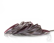 Load image into Gallery viewer, Kangaroo Leather Lace-DaneCraft Custom Color-SILVER PLUM METALLIC
