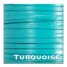 Load image into Gallery viewer, Kangaroo Leather Lace-BIRDSALL TURQUOISE
